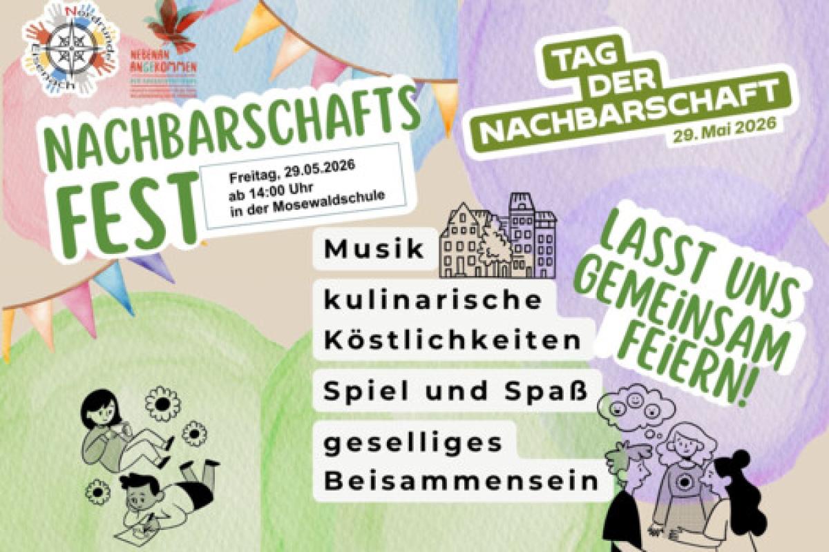 Bild zur Veranstaltung: Nachbarschaftsfest | Lasst uns gemeinsam Feiern